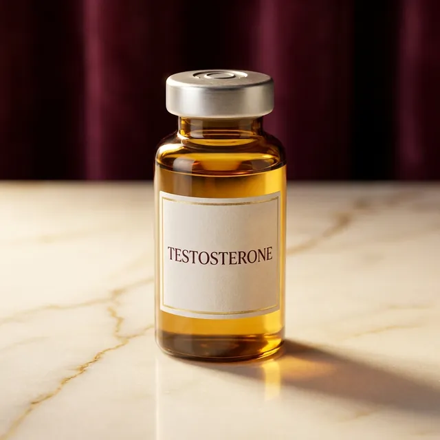Testosterone therapy vial